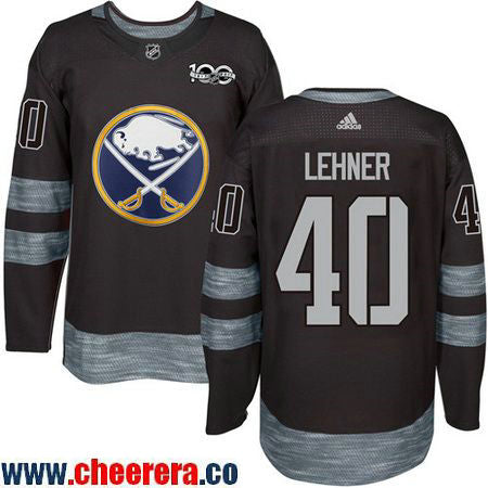 Robin Lehner Buffalo Sabres black jersey