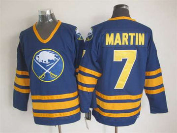 Rick Martin Buffalo Sabres navy Throwback jersey