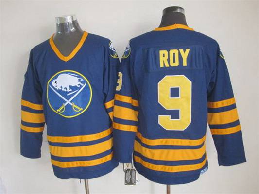 Derek Roy Buffalo Sabres navy Throwback jersey