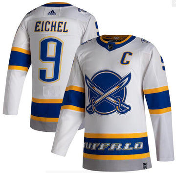 Jack Eichel Buffalo Sabres white Reverse Retro jersey