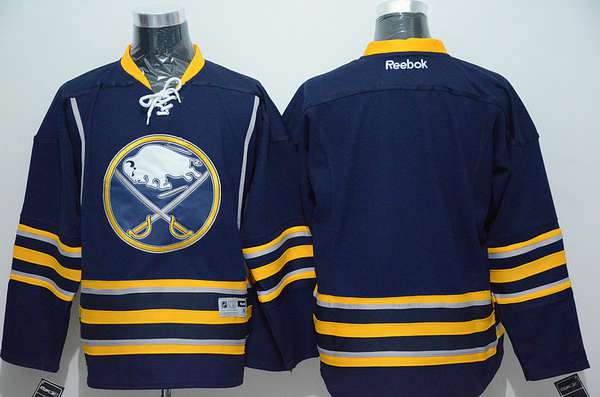 Custom Buffalo Sabres navy jersey