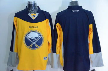 Blank Reebok Buffalo Sabres gold Alternate jersey
