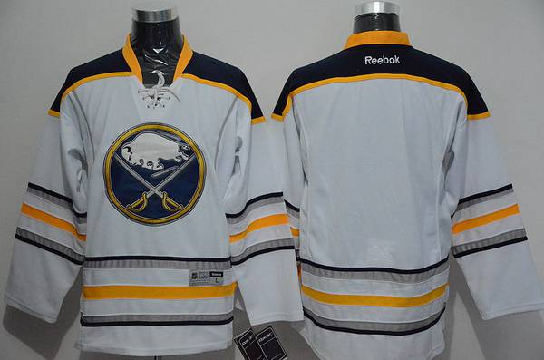 Custom Buffalo Sabres white Away jersey