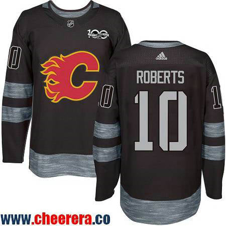 Gary Roberts Calgary Flames black jersey