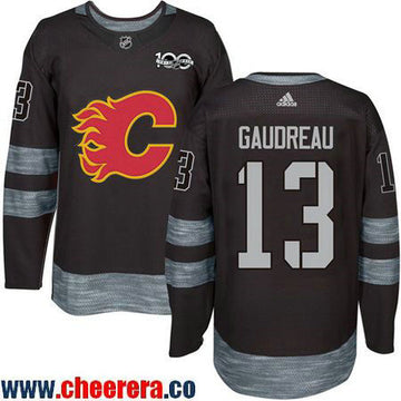 Johnny Gaudreau Calgary Flames black jersey