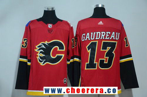 Johnny Gaudreau Calgary Flames red Home jersey