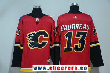 Johnny Gaudreau Calgary Flames red Home jersey