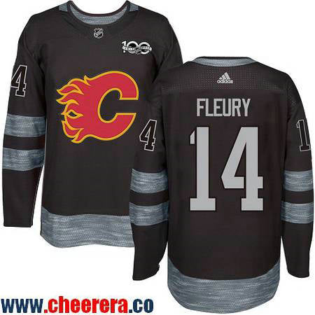 Theoren Fleury Calgary Flames black jersey