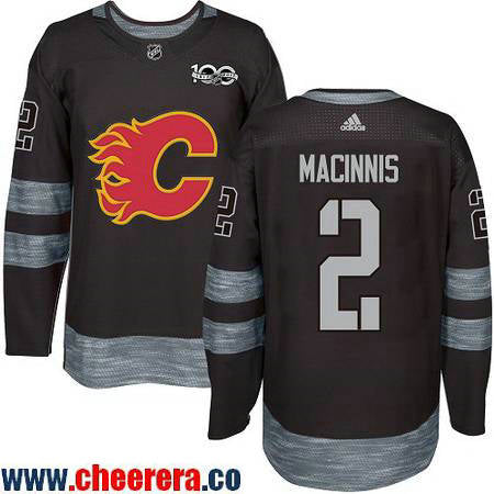 Al MacInnis Calgary Flames black jersey