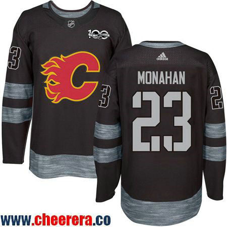 Sean Monahan Calgary Flames black jersey