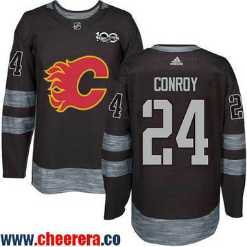 Craig Conroy Calgary Flames black jersey