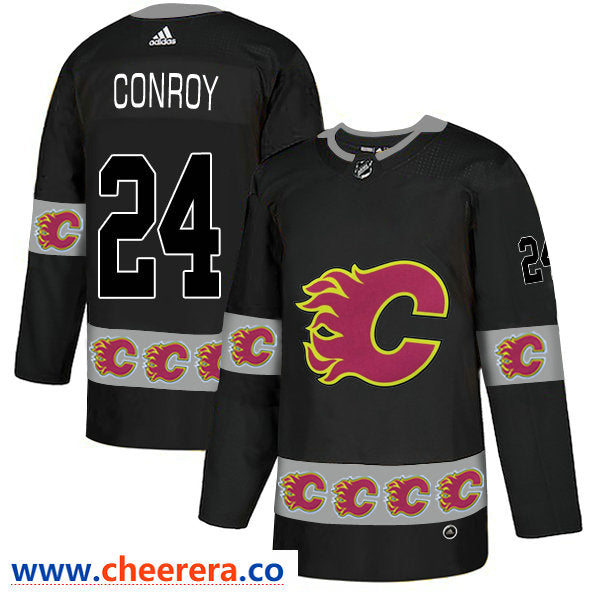 Craig Conroy Calgary Flames black Fashion jersey