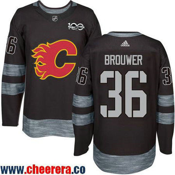 Troy Brouwer Calgary Flames black jersey