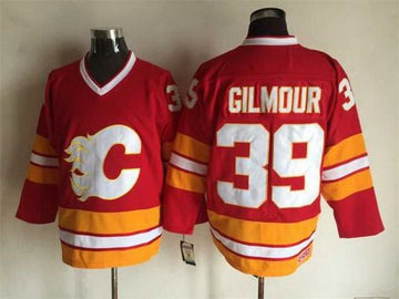 Doug Gilmour Calgary Flames red Throwback jersey