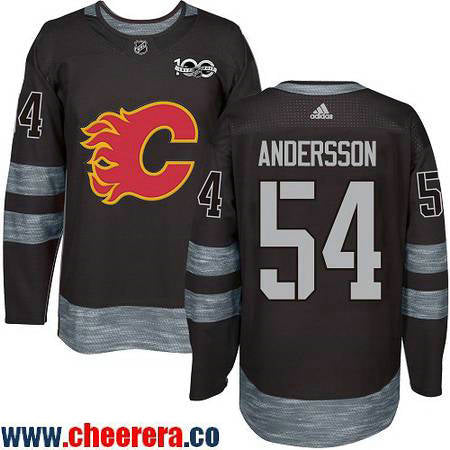 Rasmus Andersson Calgary Flames black jersey