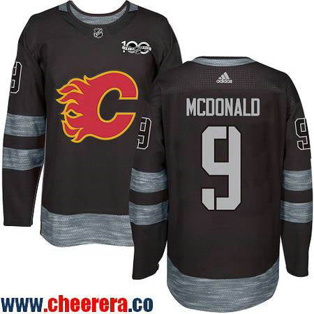 Lanny McDonald Calgary Flames black jersey