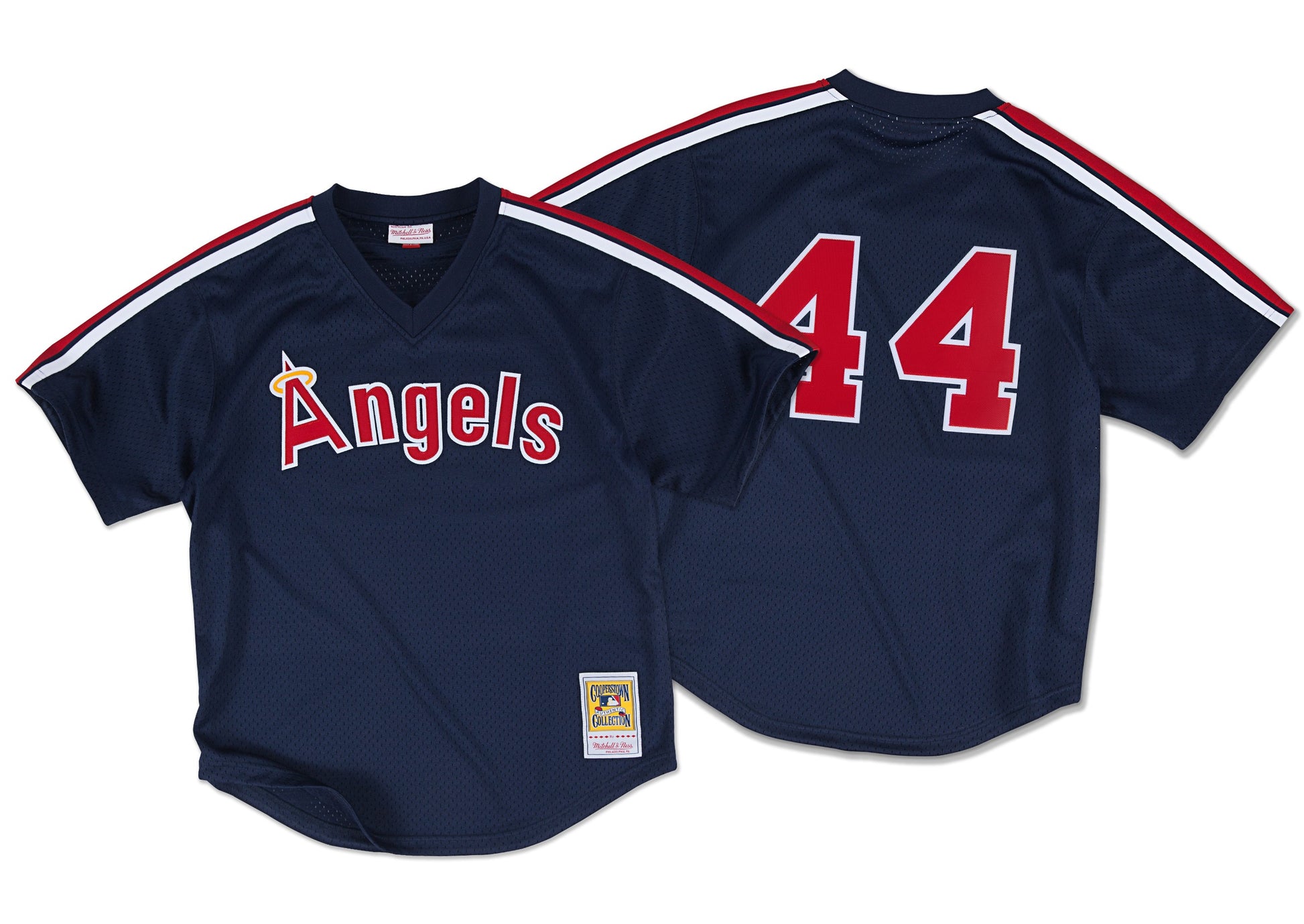 Reggie Jackson Los Angeles Angels navy Authentic jersey