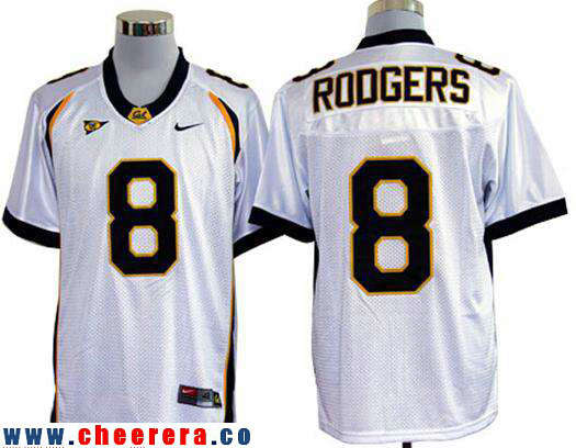 Aaron Rodgers Cal Bears white jersey