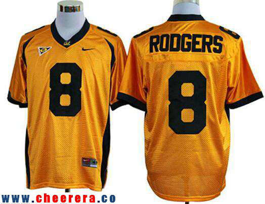 Aaron Rodgers Cal Bears yellow jersey