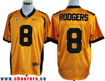 Aaron Rodgers Cal Bears yellow jersey