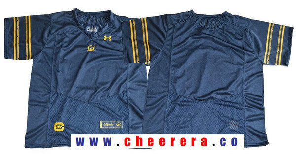 Custom Cal Bears navy jersey