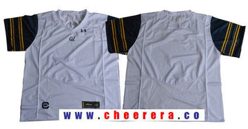Custom Cal Bears white jersey
