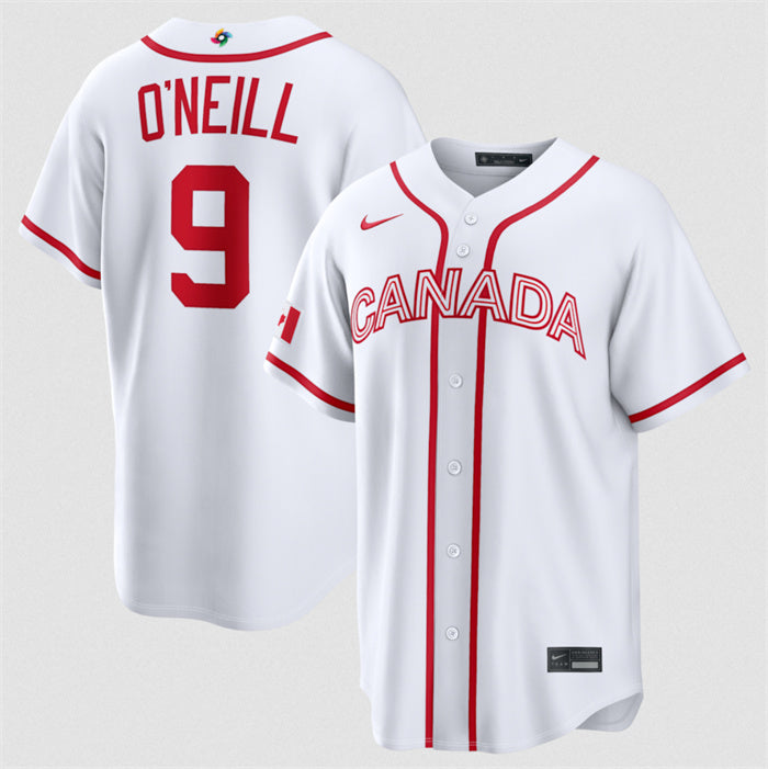 Tyler O'Neill Canada Baseball white Classic jersey