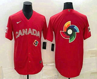 Canada Baseball red Classic jersey
