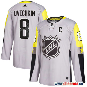 Capitals NHL All-Star gray Game jersey