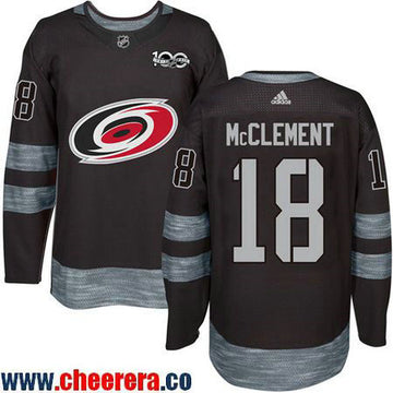 Jay McClement Carolina Hurricanes black jersey