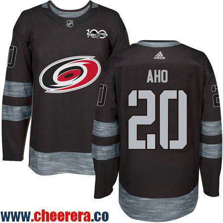 Sebastian Aho Carolina Hurricanes black jersey