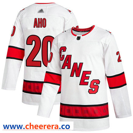 Sebastian Aho Carolina Hurricanes white Authentic jersey