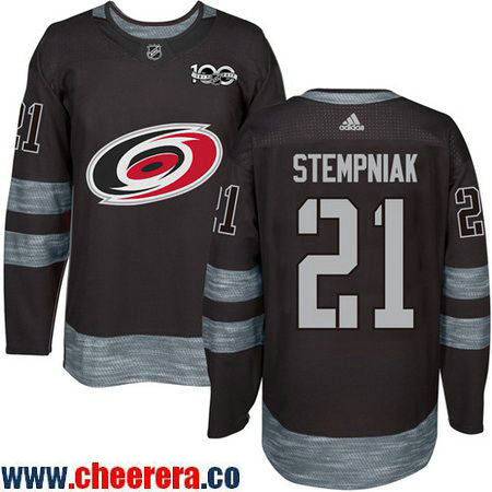 Lee Stempniak Carolina Hurricanes black jersey