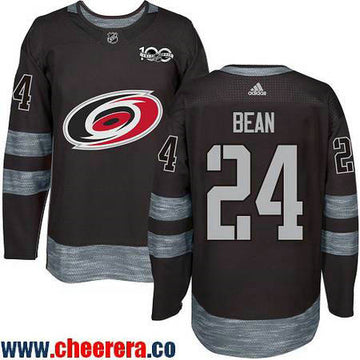 Jake Bean Carolina Hurricanes black jersey
