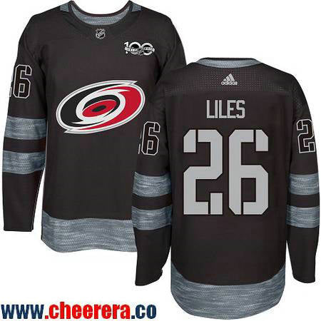 John-Michael Liles Carolina Hurricanes black jersey