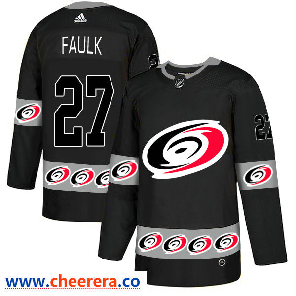 Justin Faulk Carolina Hurricanes black Fashion jersey