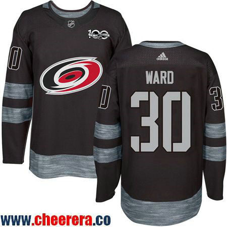 Cam Ward Carolina Hurricanes black jersey