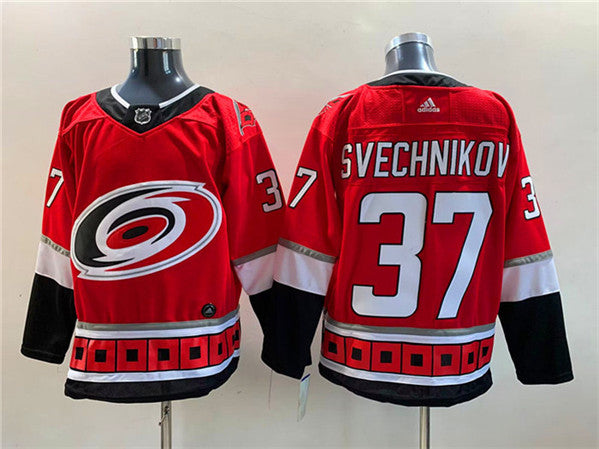 Andrei Svechnikov Carolina Hurricanes red jersey