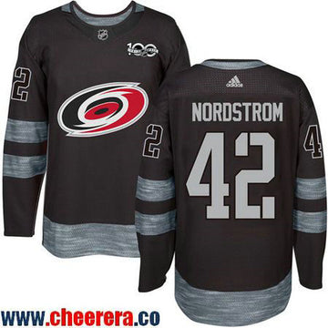 Joakim Nordstrom Carolina Hurricanes black jersey
