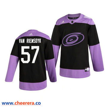 Trevor Van Riemsdyk Carolina Hurricanes black jersey