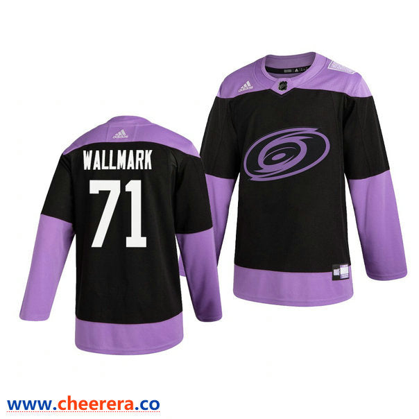 Lucas Wallmark Carolina Hurricanes black jersey