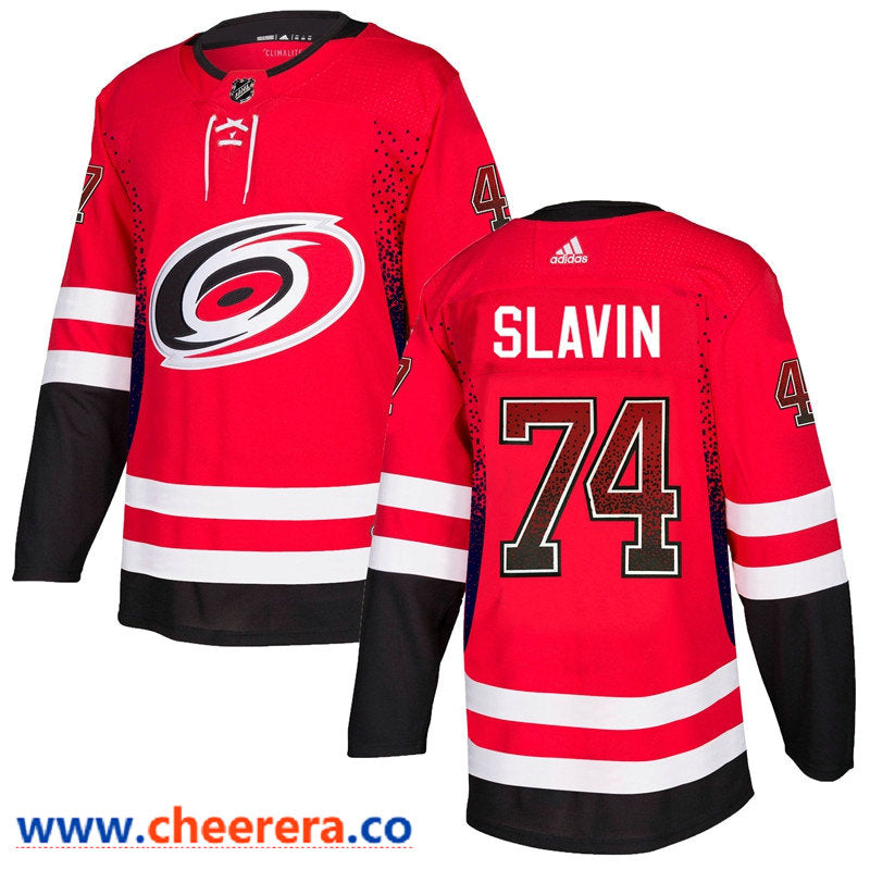 Jaccob Slavin Carolina Hurricanes red Fashion jersey