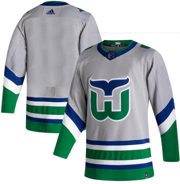 Custom Carolina Hurricanes gray Reverse Retro jersey