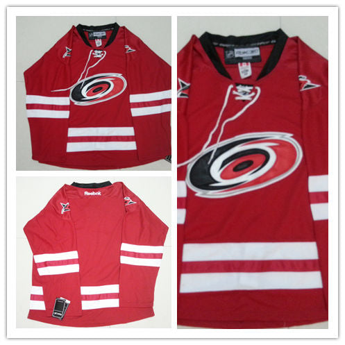Custom Carolina Hurricanes red Home jersey
