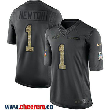 Cam Newton Carolina Panthers black Salute To Service jersey