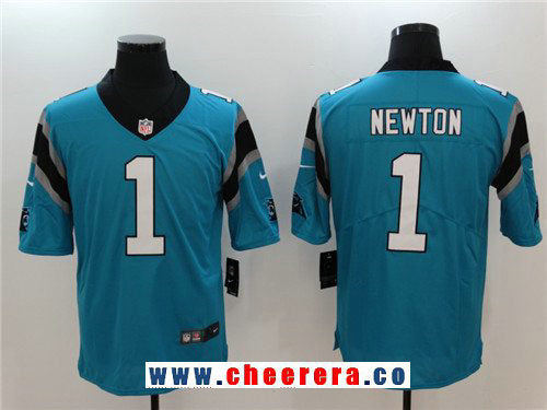 Cam Newton Carolina Panthers blue Vapor jersey