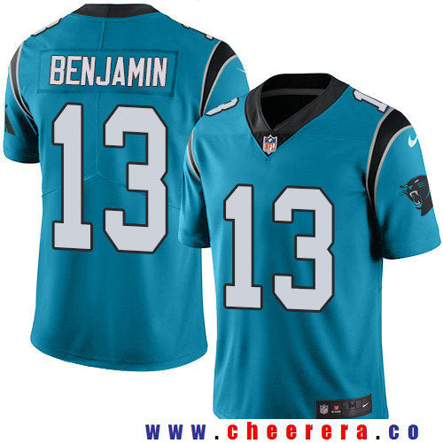 Kelvin Benjamin Carolina Panthers blue Vapor jersey