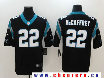 Christian McCaffrey Carolina Panthers black Vapor jersey