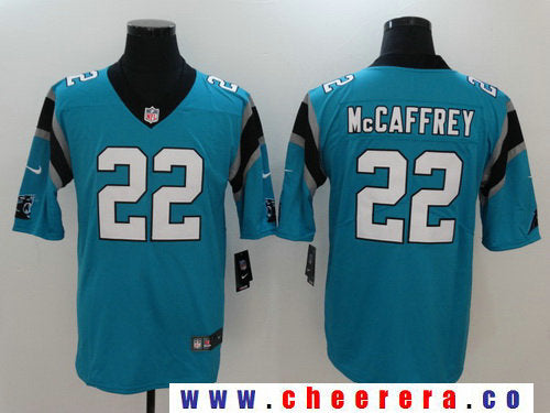 Christian McCaffrey Carolina Panthers blue Vapor jersey
