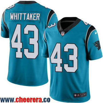 Fozzy Whittaker Carolina Panthers blue Color Rush jersey